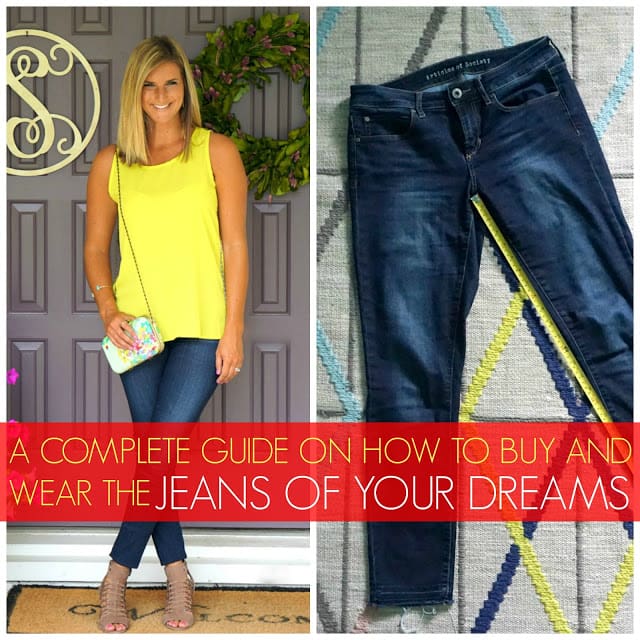 A Complete Guide On How To Buy And Wear The Jeans Of Your Dreams Living in Yellow