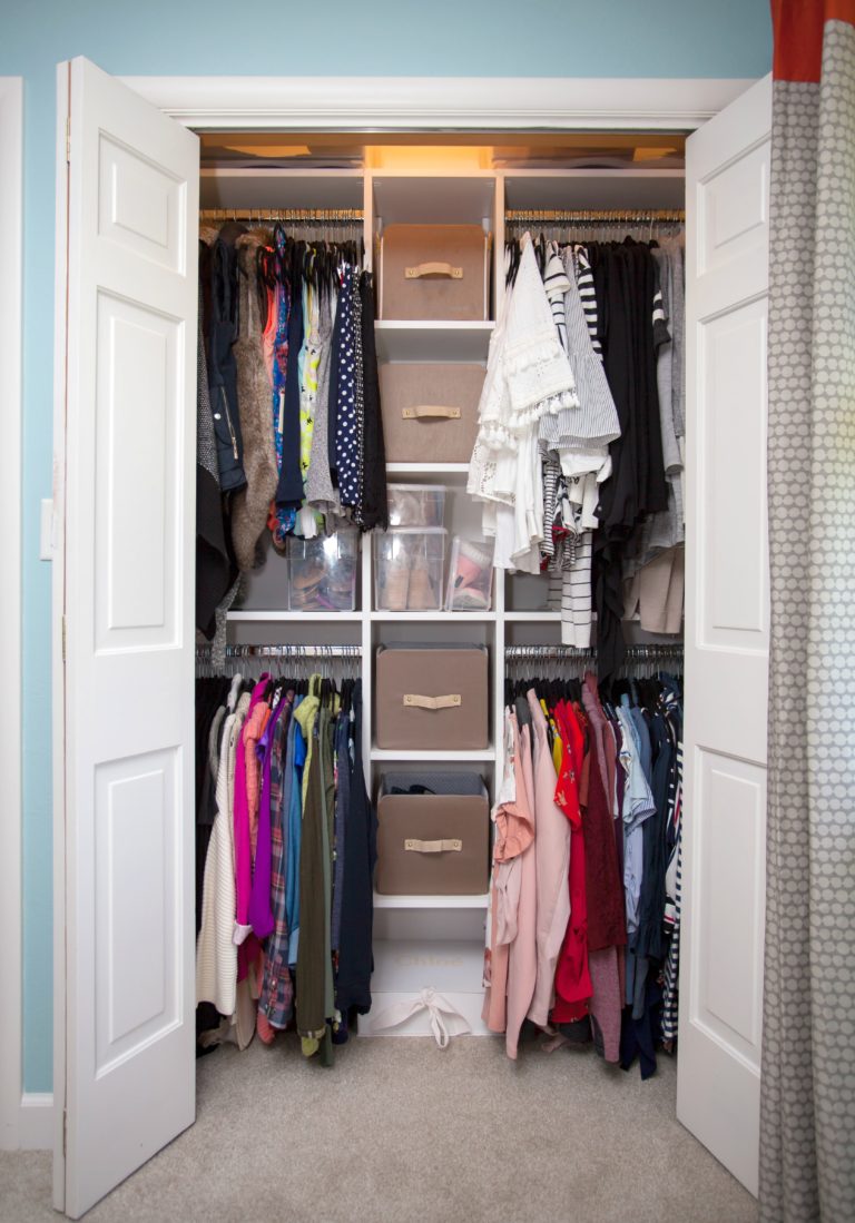 A Look Inside My Closet S Organization Tips Living In Yellow