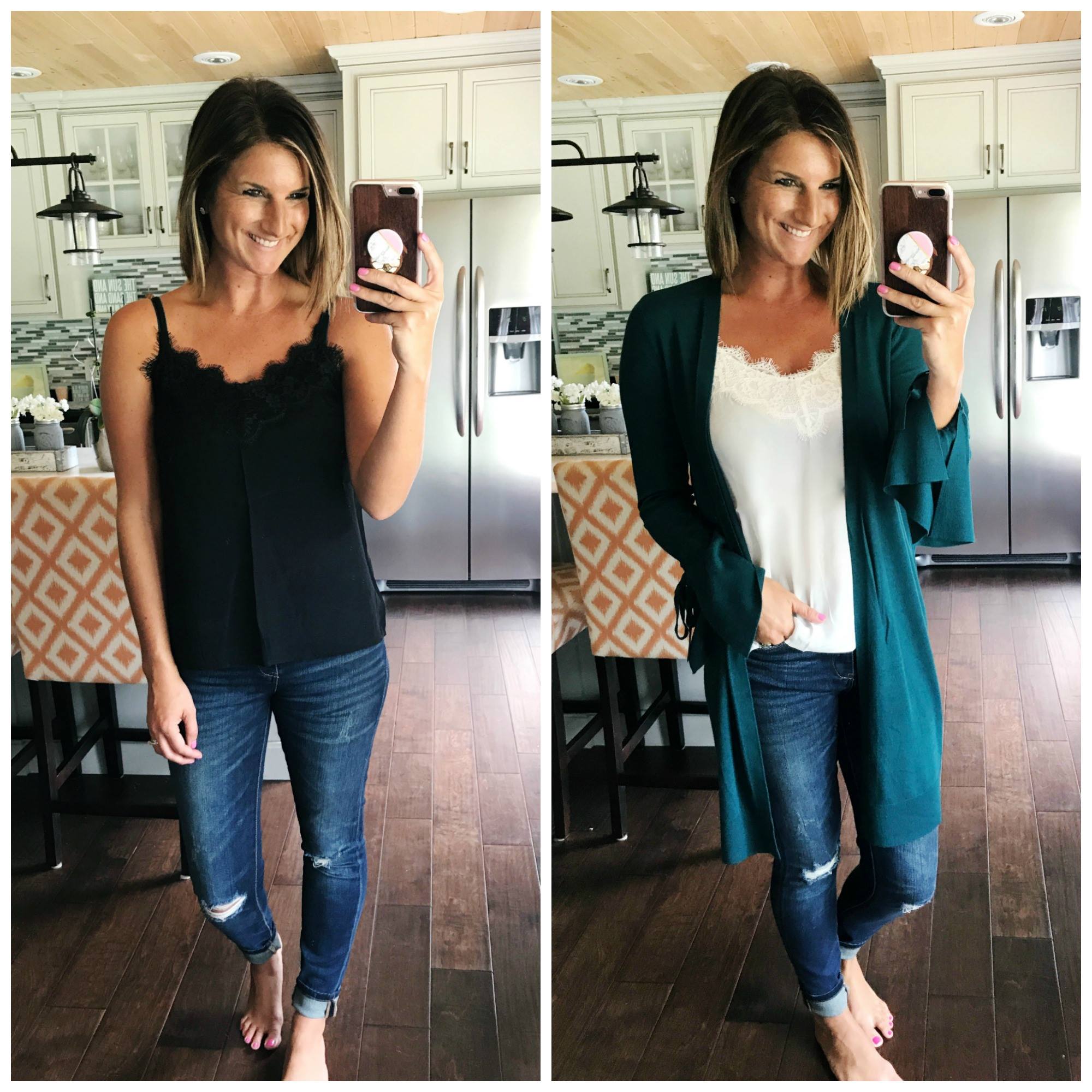 How to style a flirty camisole