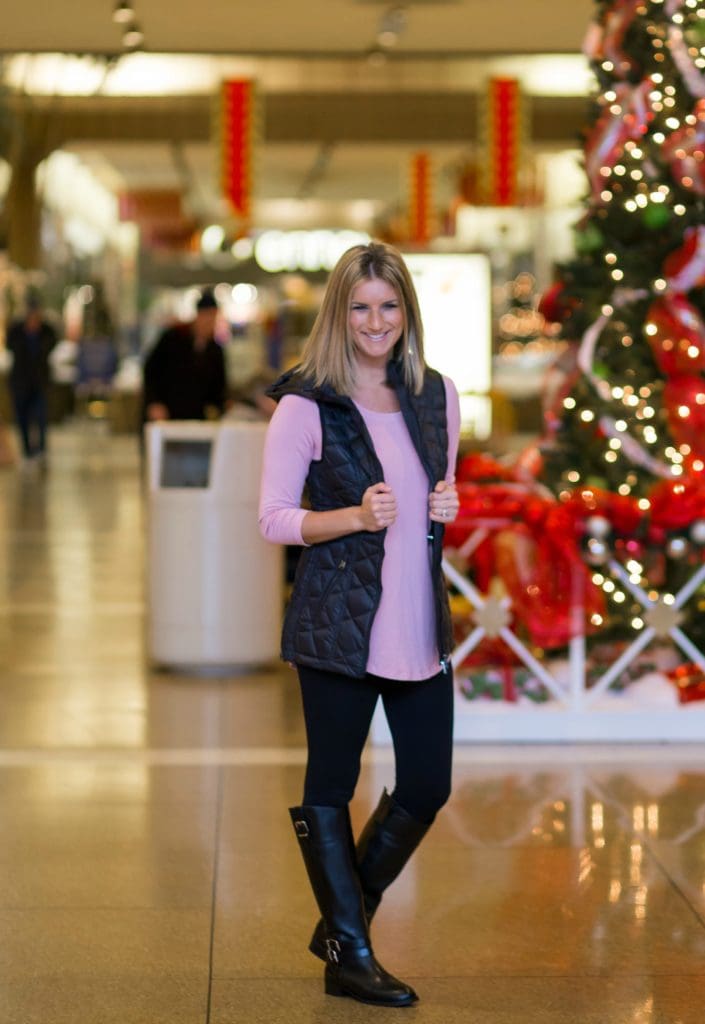 What to Wear While Christmas Shopping Living in Yellow