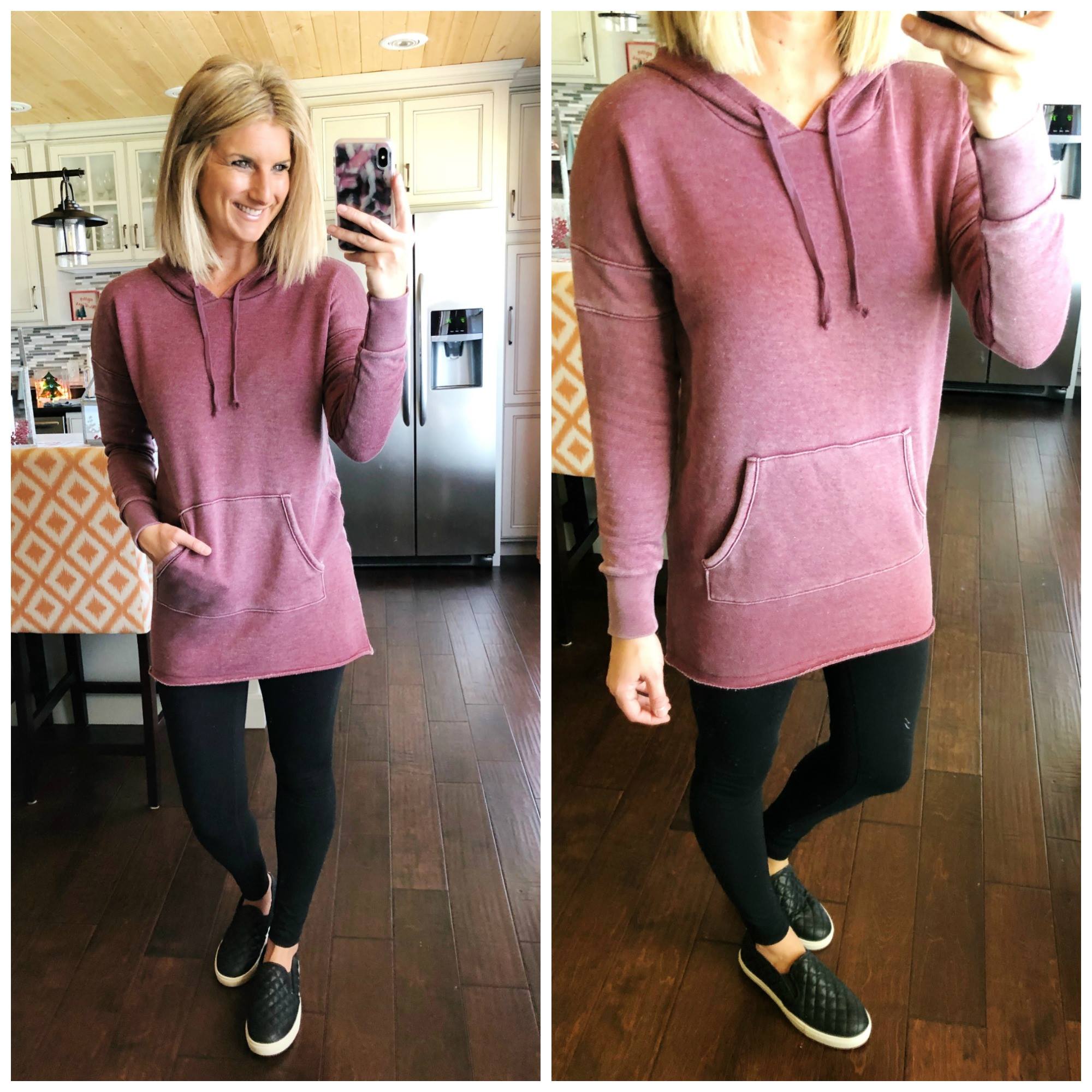 How to Wear a Hooded Tunic and Leggings