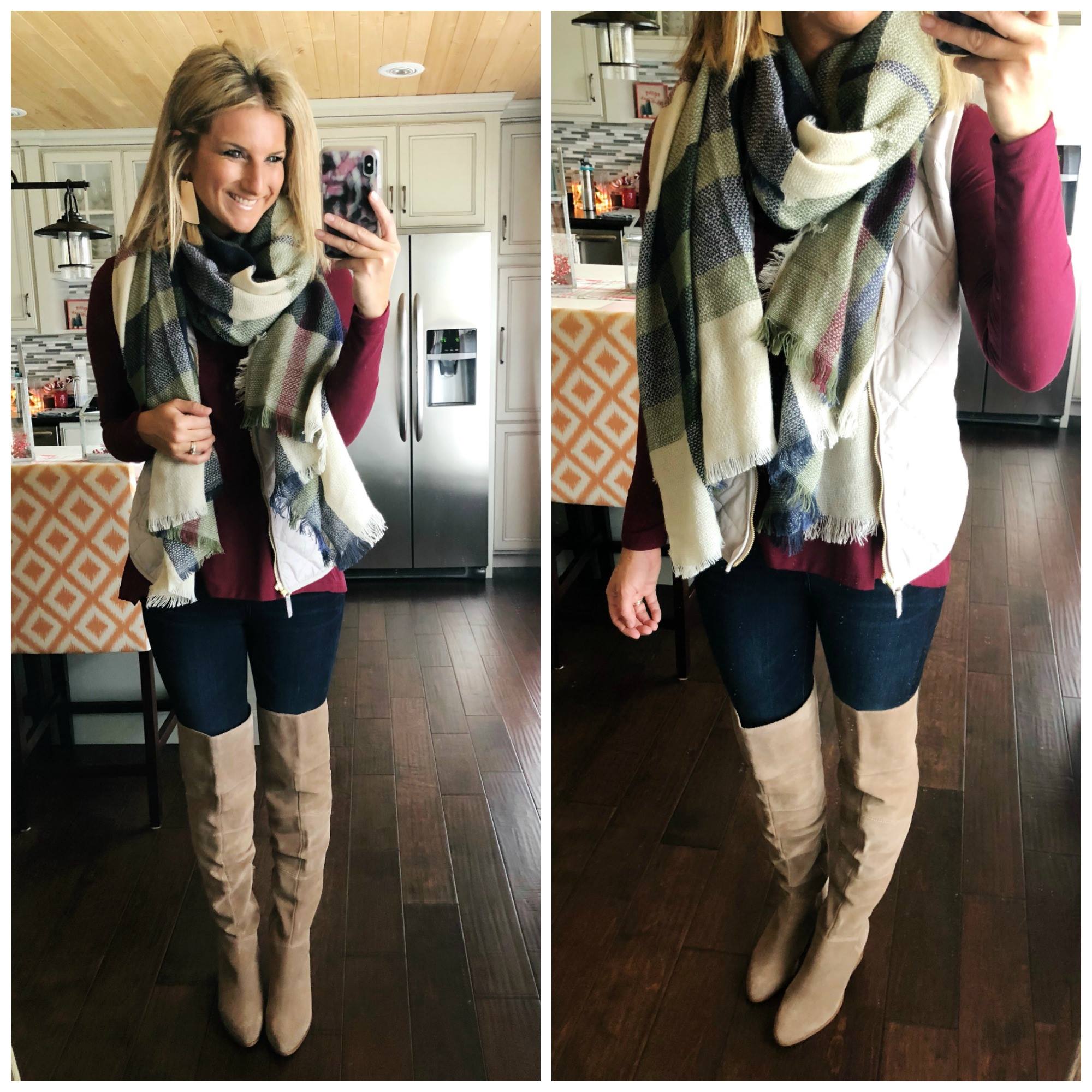 How to Wear an Oversized Scarf
