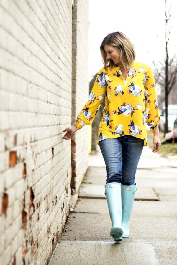 April Showers Bring...Rain Boot Outfits! - Living in Yellow