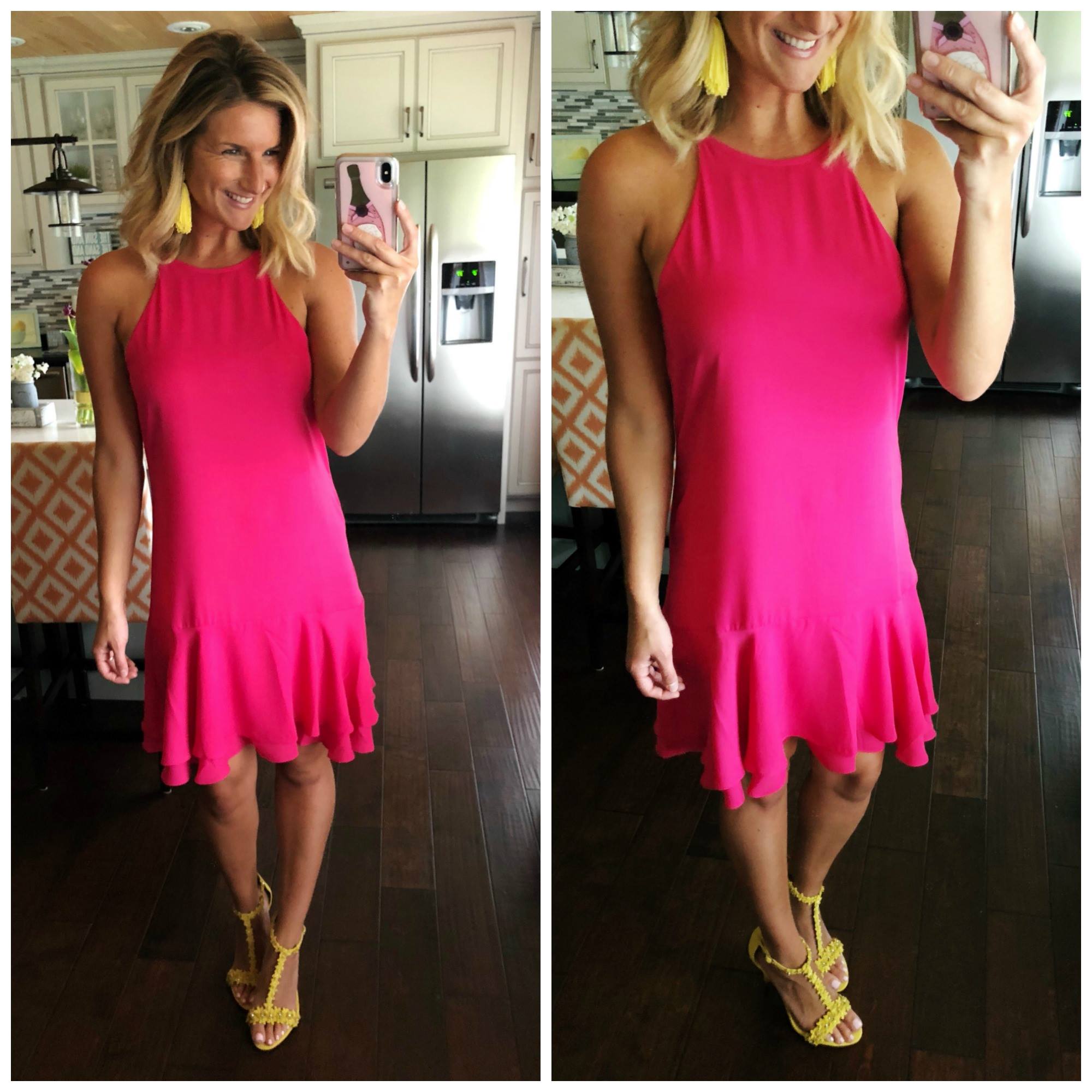 What to Wear to a Wedding // How to Wear a Halter Dress // Summer Dress