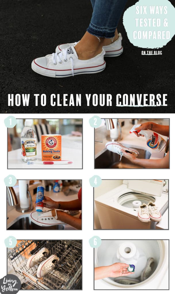 How to Clean Your Converse [6 Methods Put To The Test!] Living in Yellow