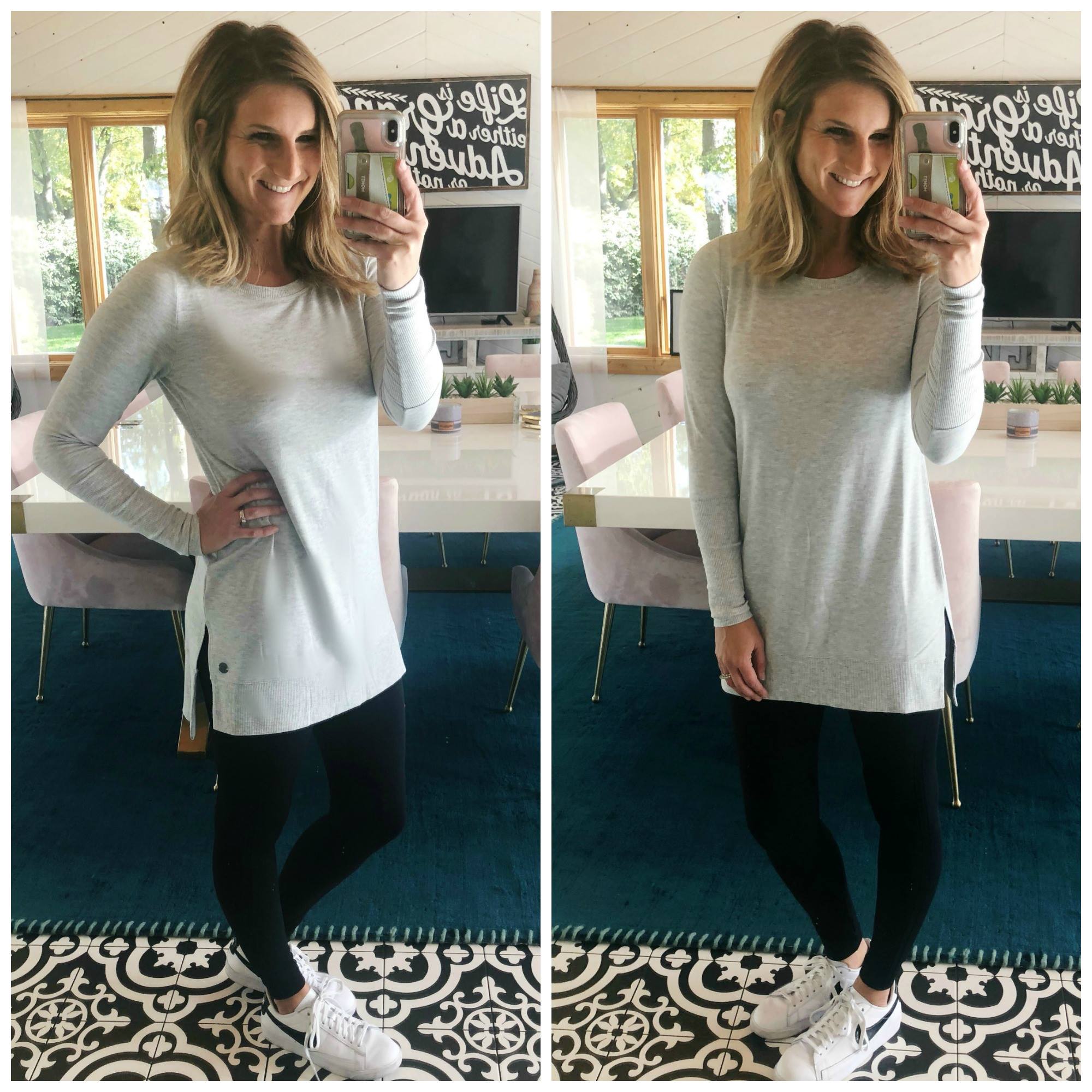 How to Style a Sweatshirt Tunic // Tunic and Leggings