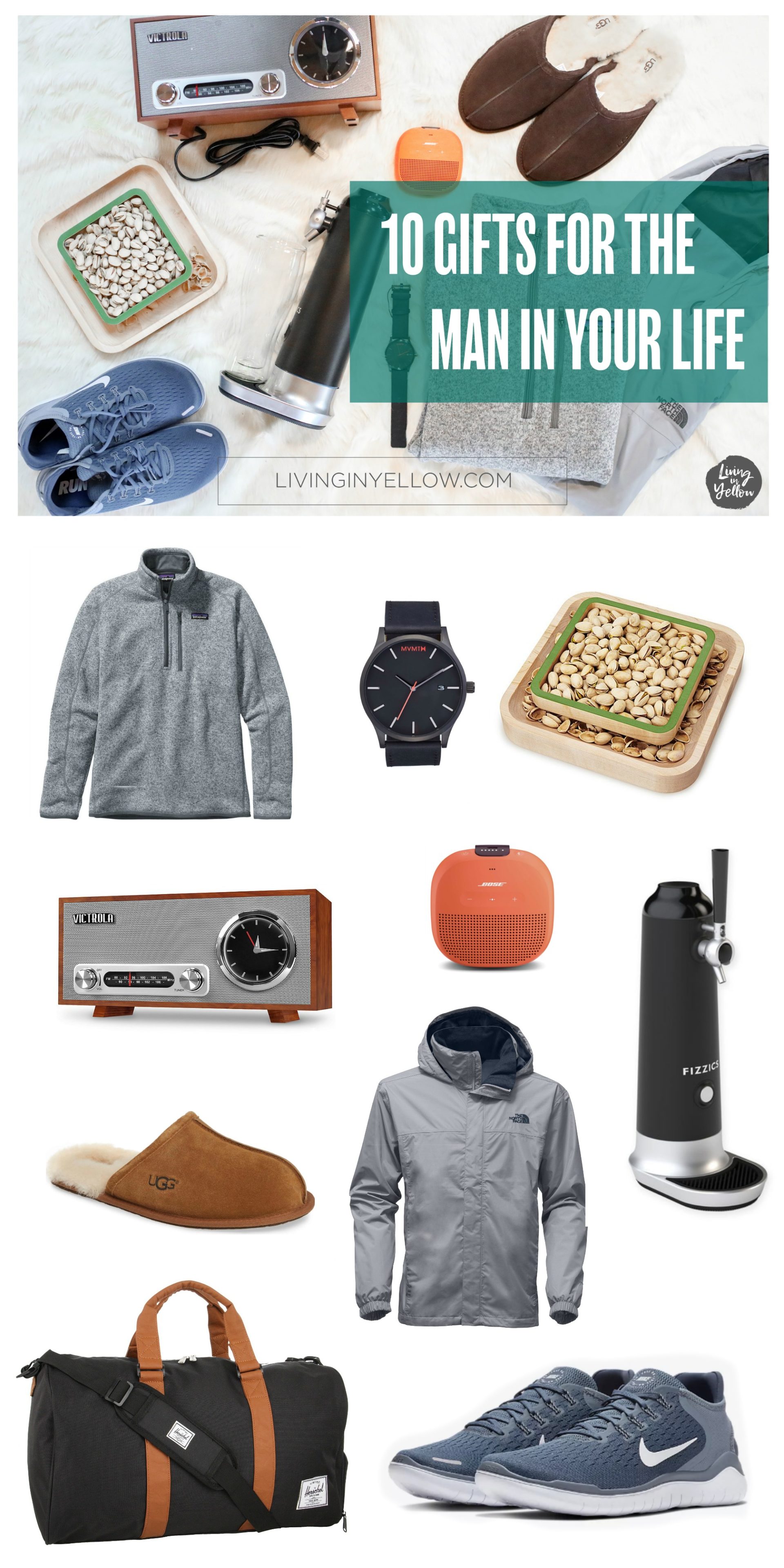 11 Gifts Under $100 Gifts For HIM - Living in Yellow  Mens birthday gifts,  Unique gifts for men, Surprise gifts for him