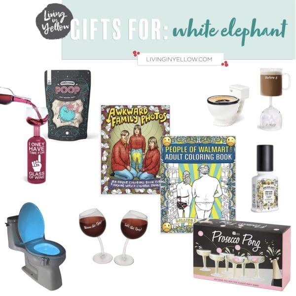 Gift Guide // White Elephant - Living in Yellow