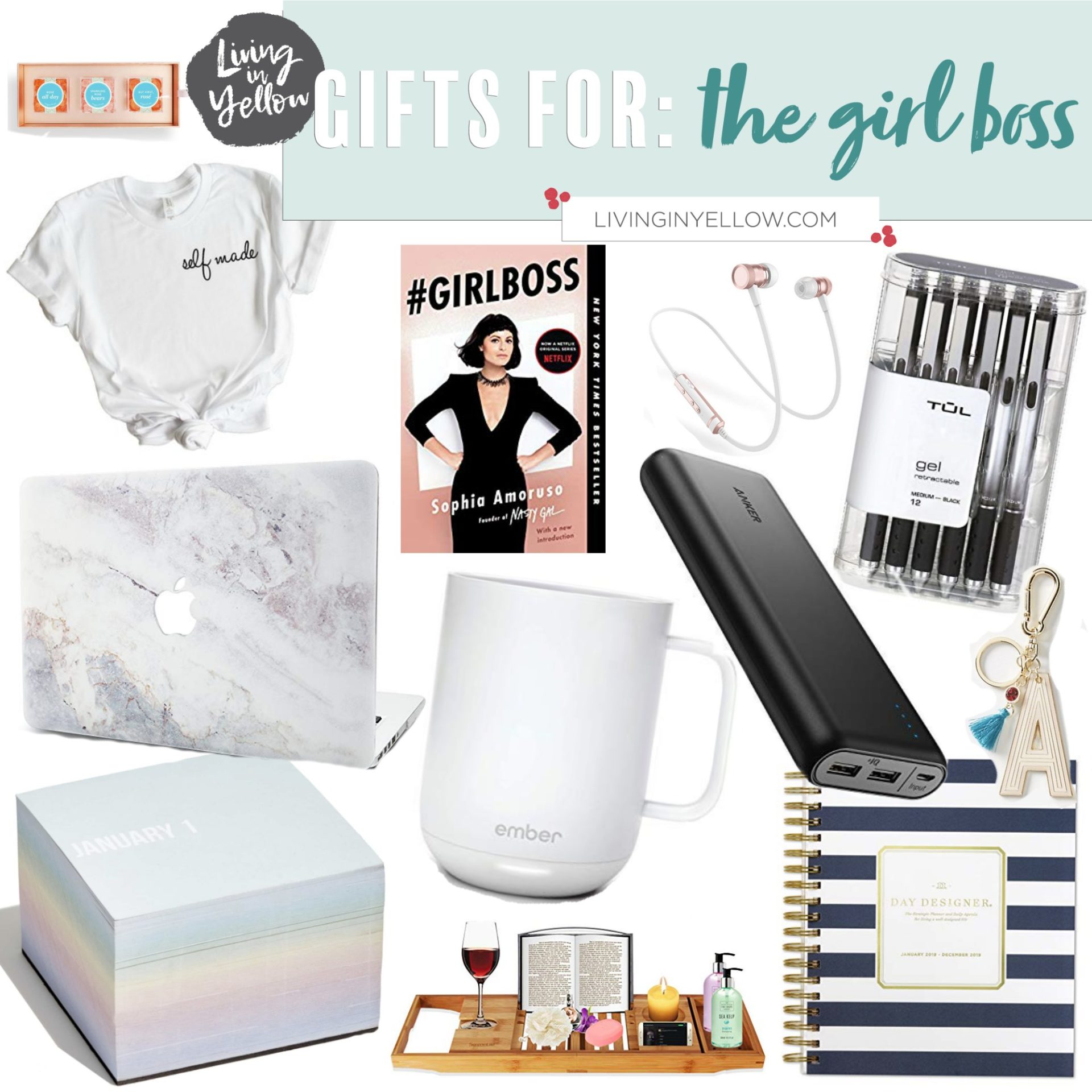 gift guide, gifts for her, girlboss, gifts for boss