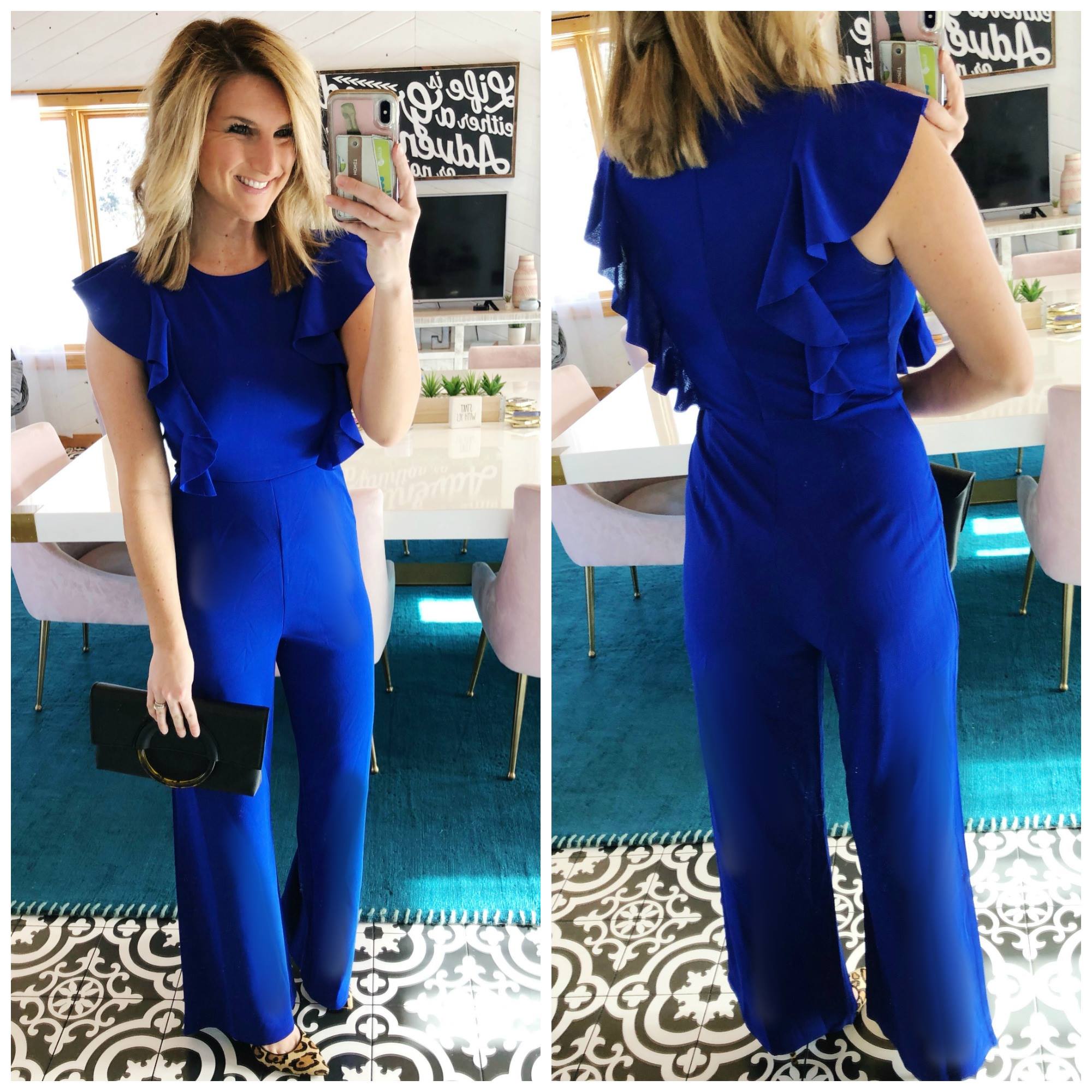 Amazon Fashion // Amazon Finds // Spring Event Outfit // Spring Wedding // Jumpsuit and Heels 