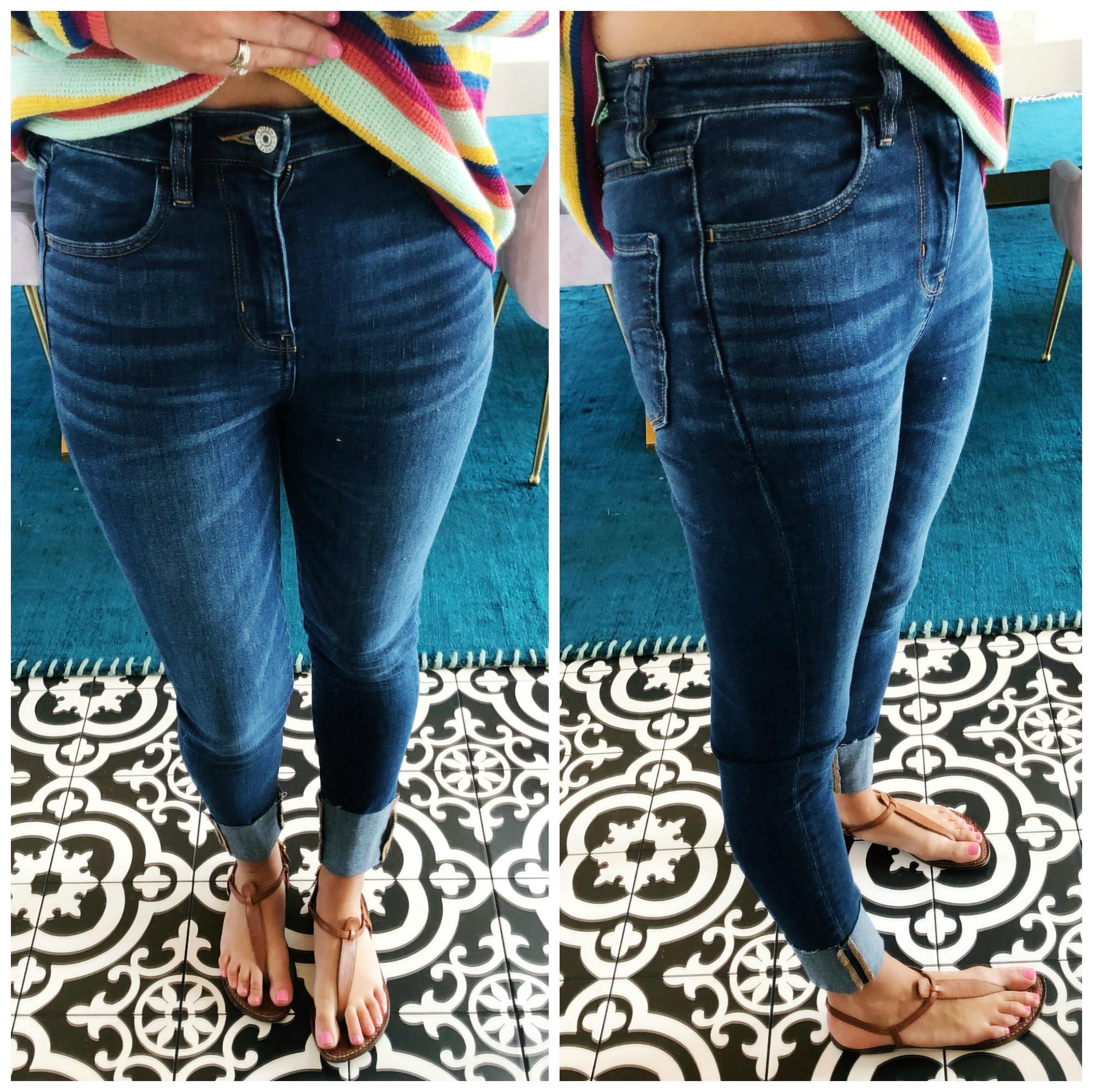 High Waisted Jegging // American Eagle Cropped Jegging // The perfect Spring Jean