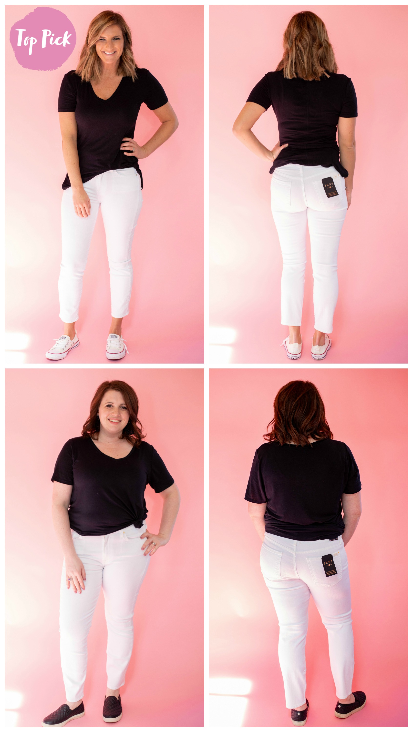 Our Favorite White Jeans // 8 Pairs 
