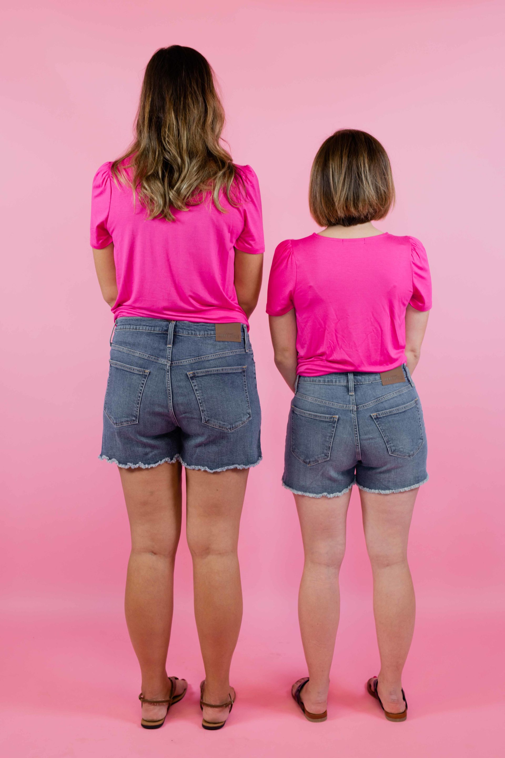 Hybrid & Company Womens 3 inch Reg 5 inch Plus Inseam Denim Shorts 
