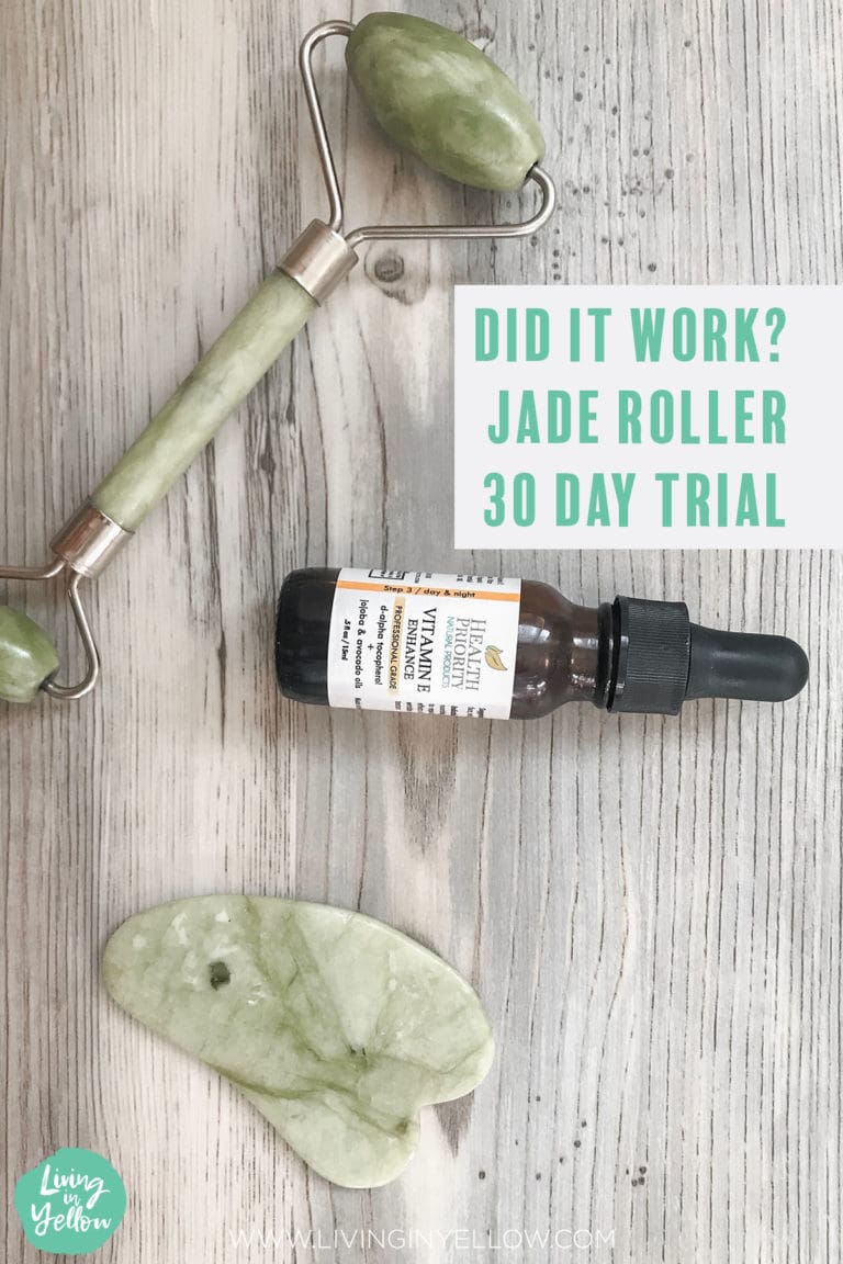 Jade Roller Tested & Reviewed Living in Yellow