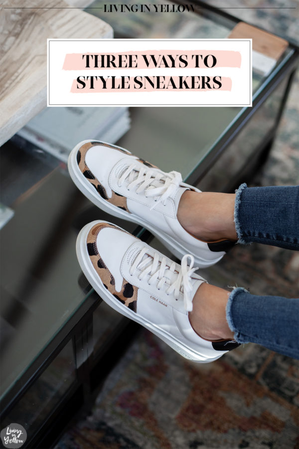 3 Ways to Style Sneakers for Spring - Living in Yellow