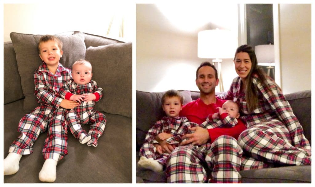 Matching Holiday Pajamas For the Entire Family - Living in Yellow