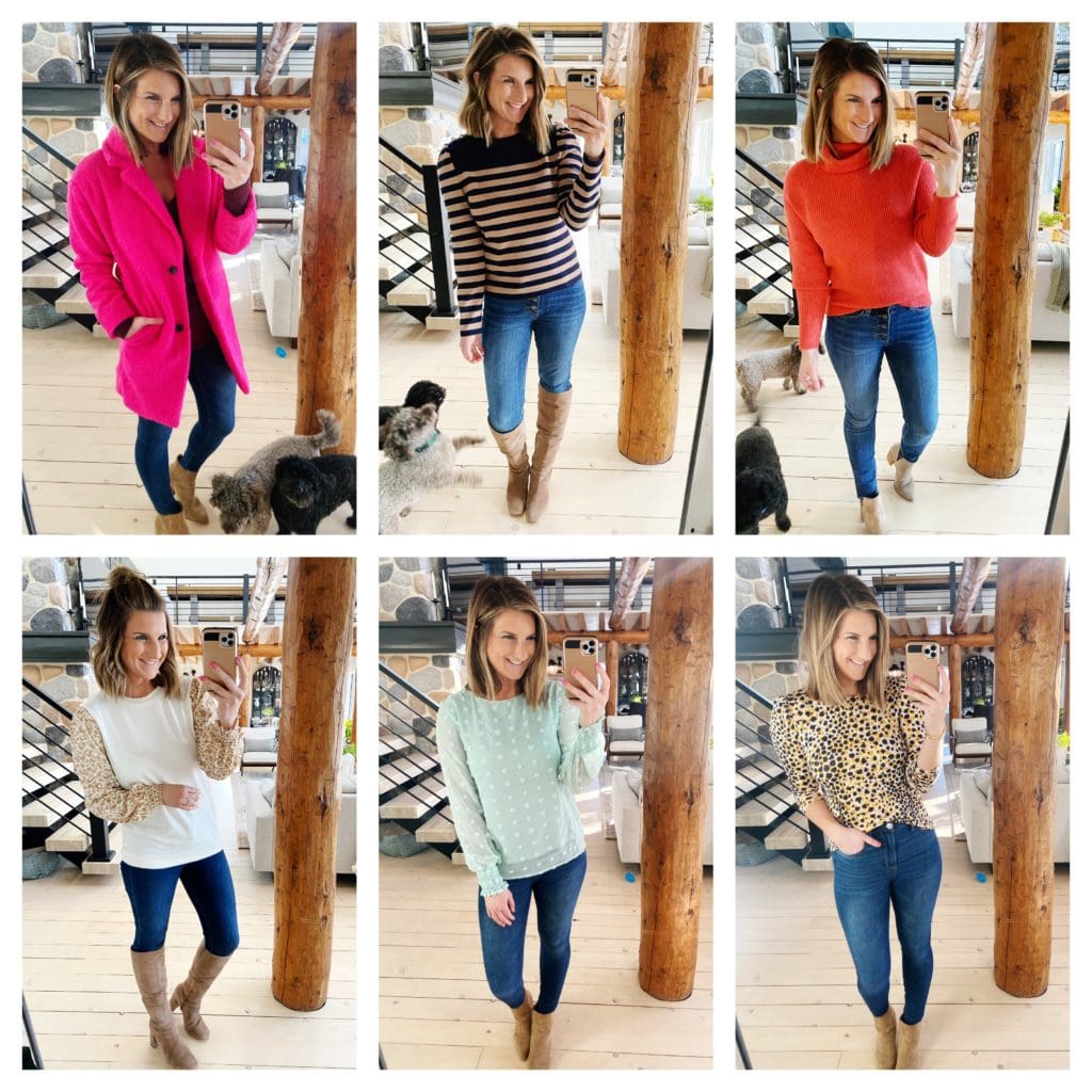 What I Wore: Winter Outfits With A Touch of Spring - Living in Yellow