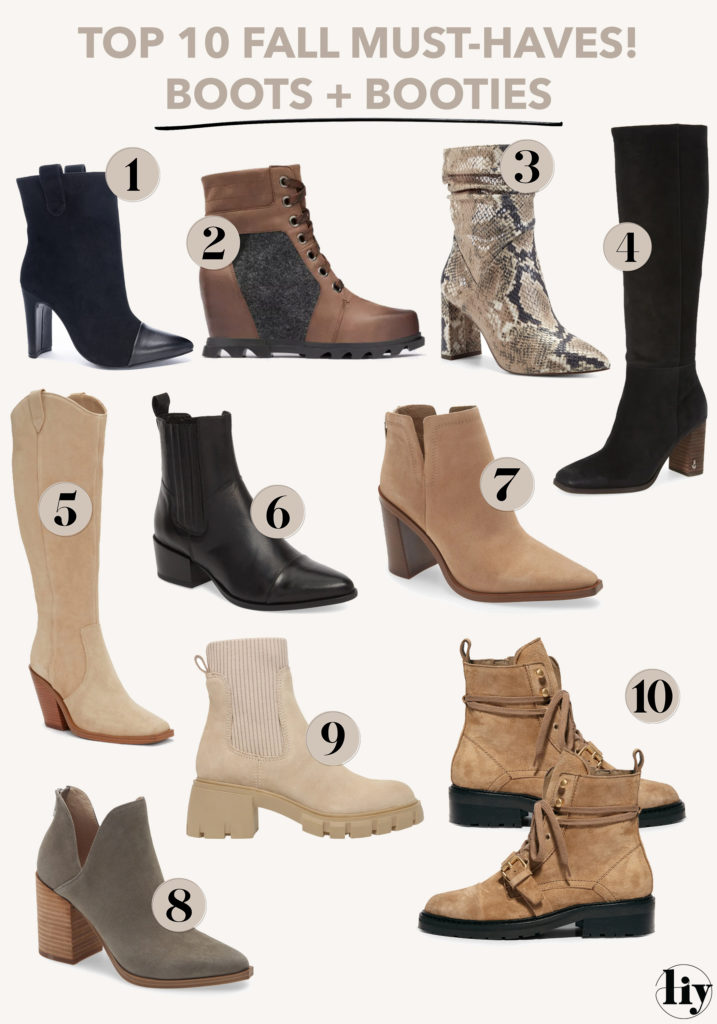 The Best Boots & Booties for Fall - Living in Yellow