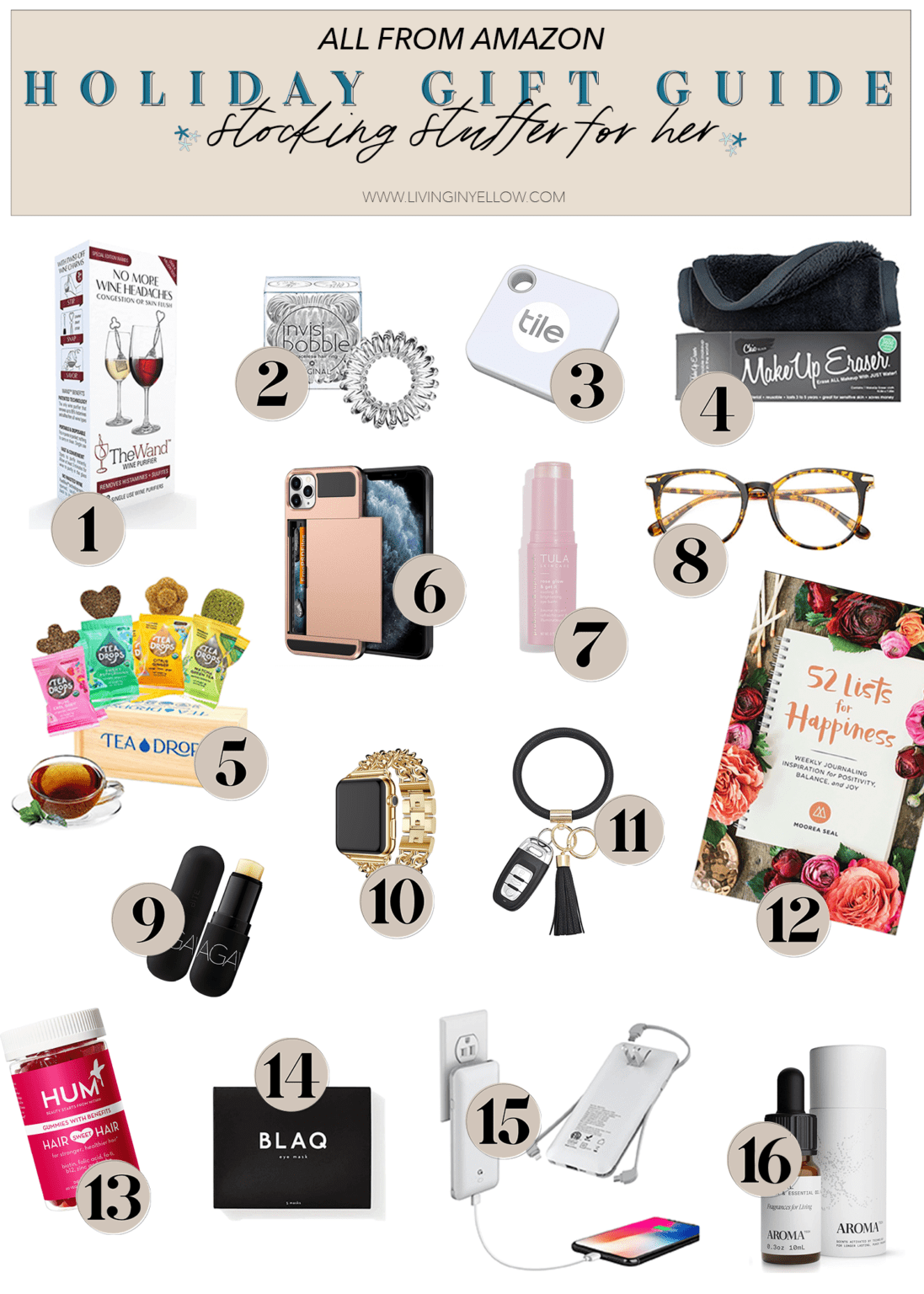 45 Amazon Holiday Gift Guides Living in Yellow