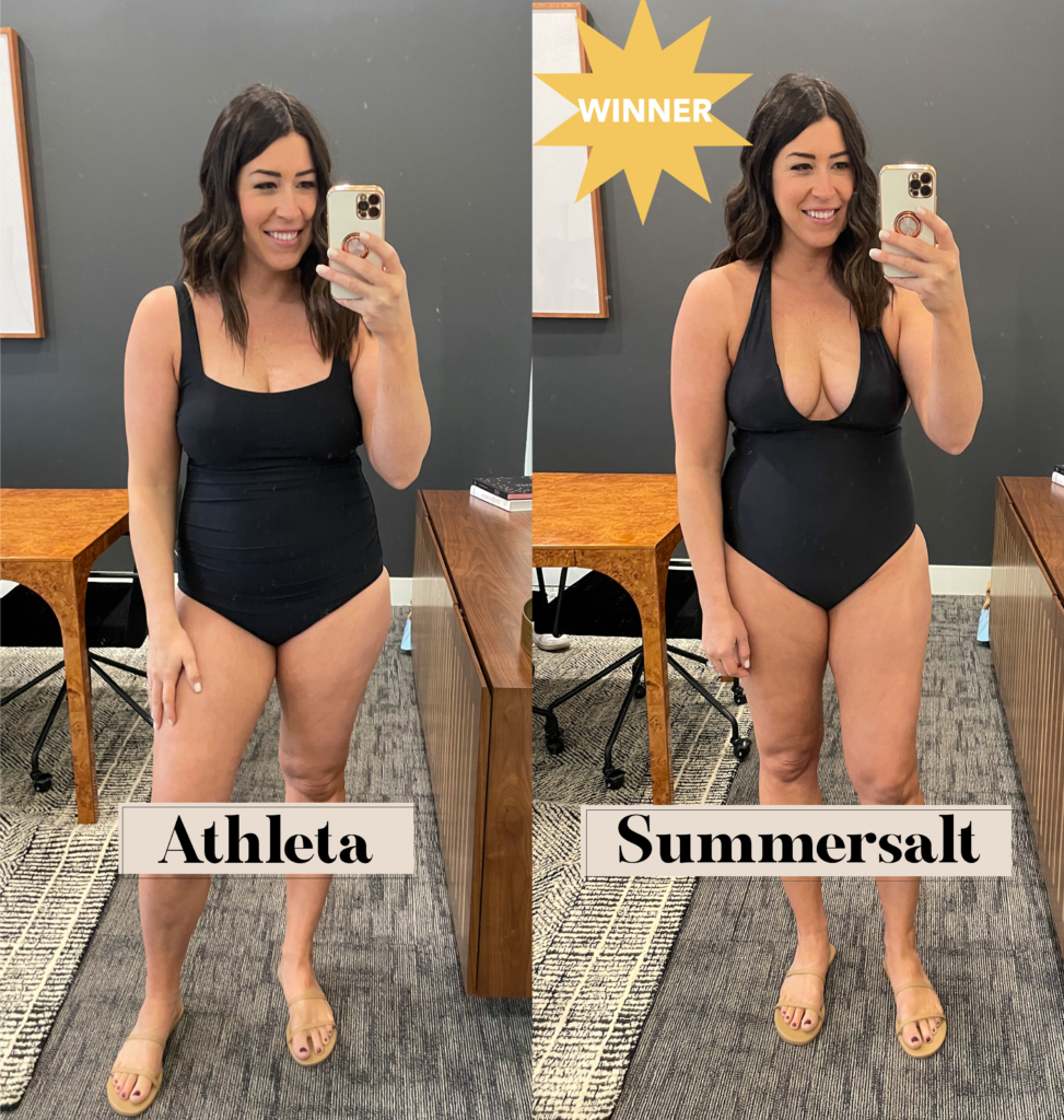 Swimwear Showdown: Summersalt vs Athleta - Living in Yellow