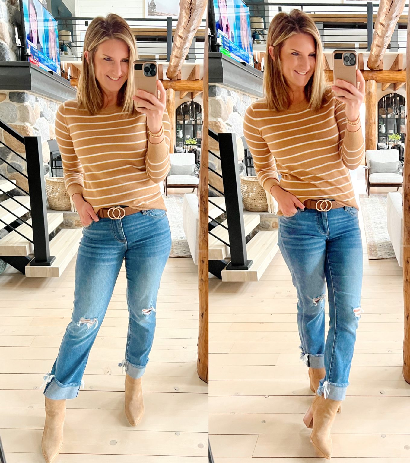 18+ Ways To Style Girlfriend Jeans - Living in Yellow