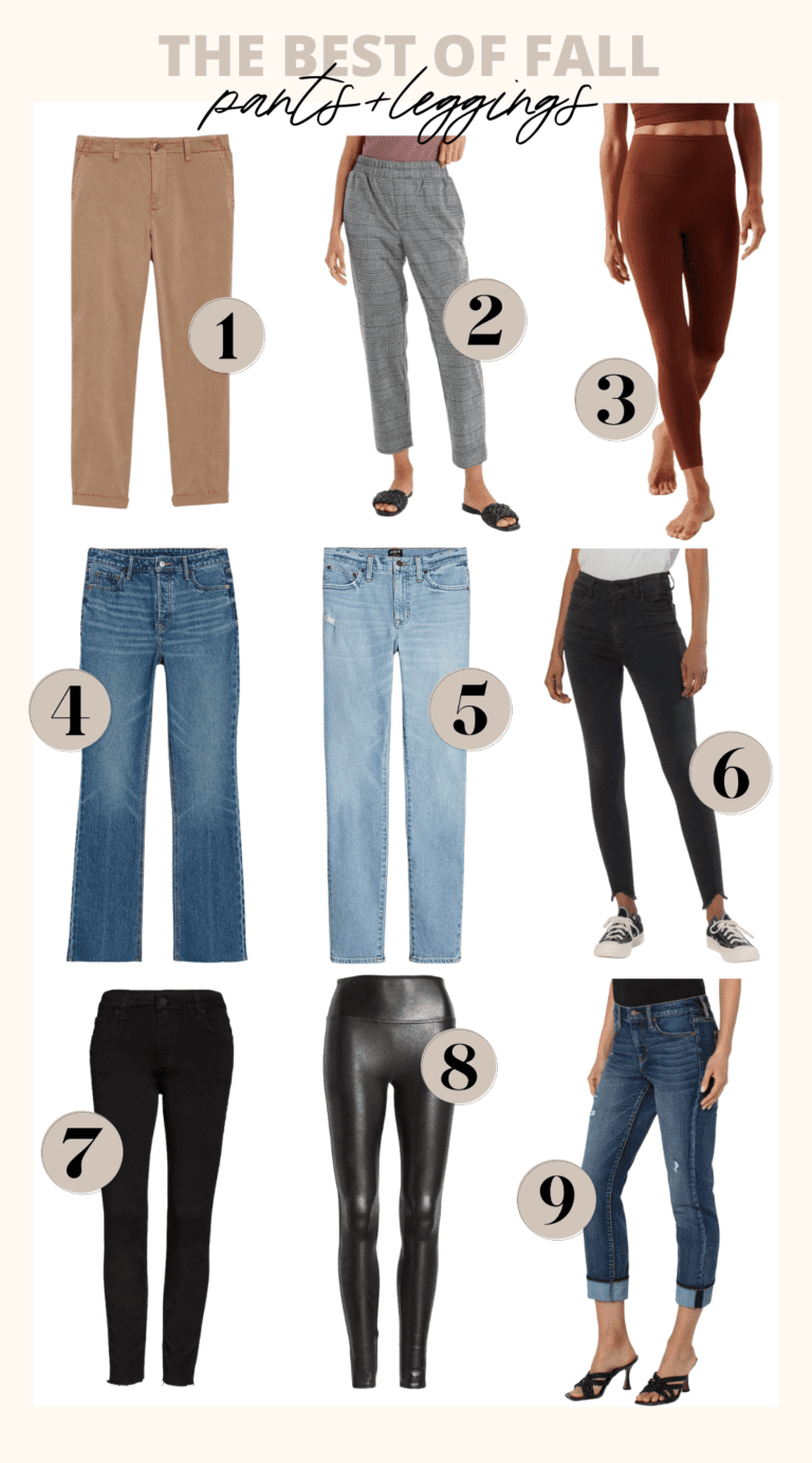 The Best Leggings & Pants for Fall Living in Yellow