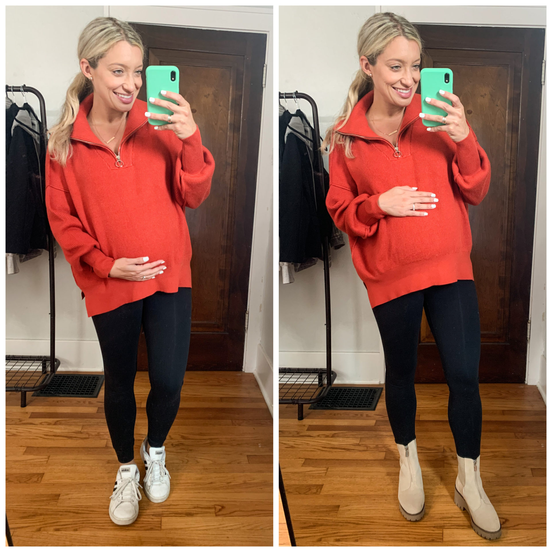 What To Wear This Fall: Pregnancy Edition - Living in Yellow