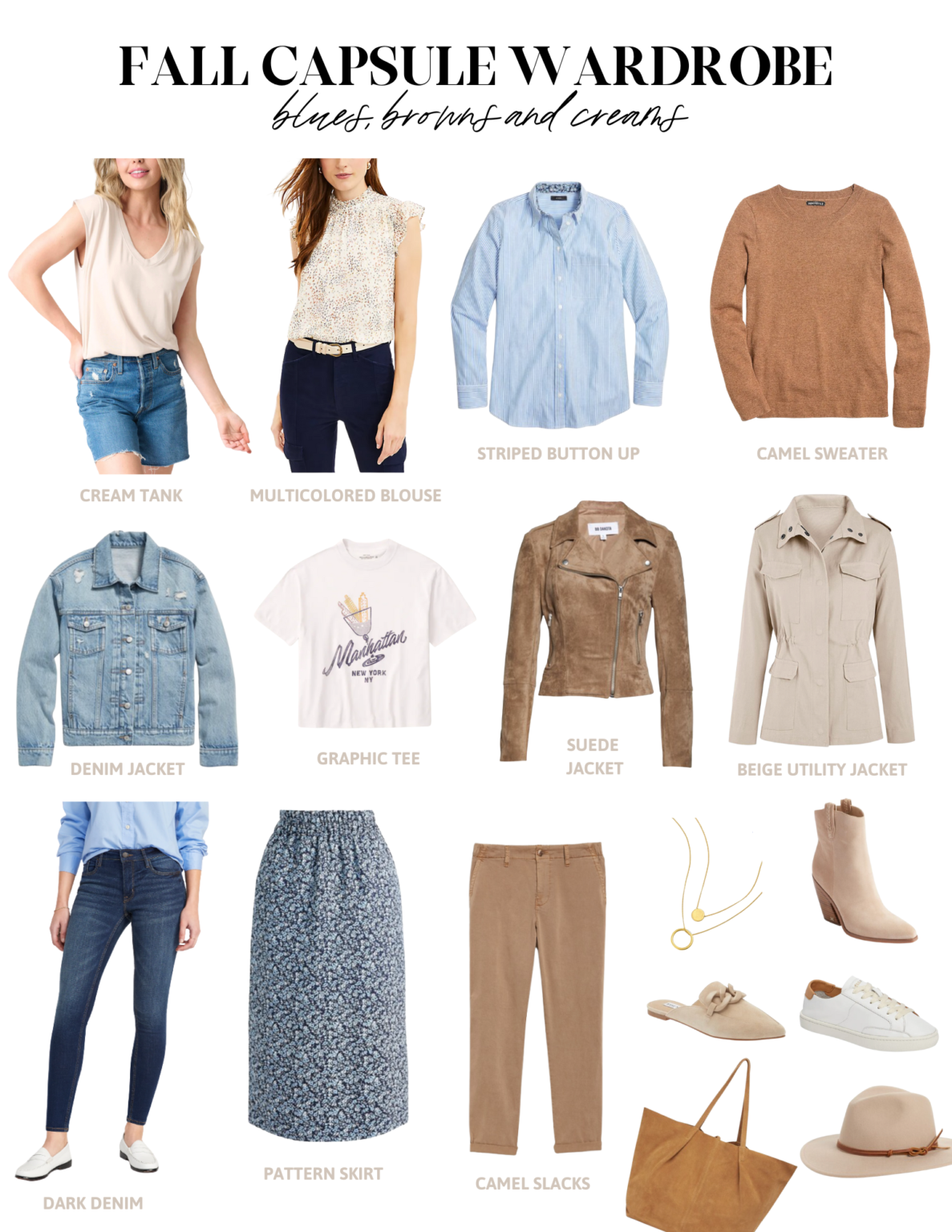How to Build a Fall Capsule Wardrobe - Living in Yellow