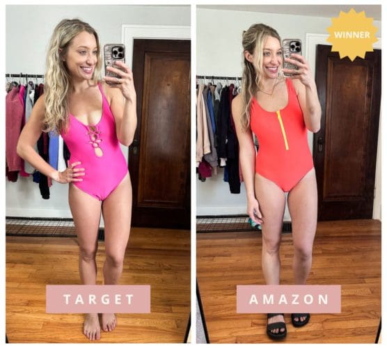 Target vs. Amazon Swimwear Showdown Living in Yellow