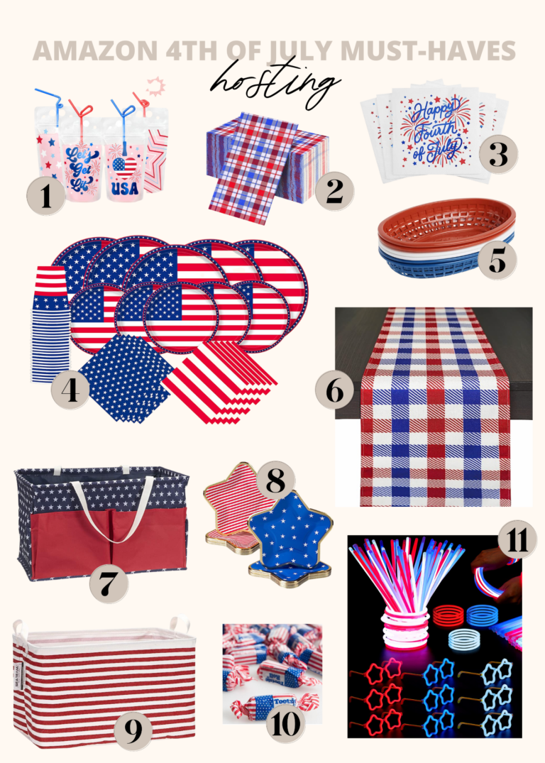 4th of July MustHaves from Amazon Living in Yellow