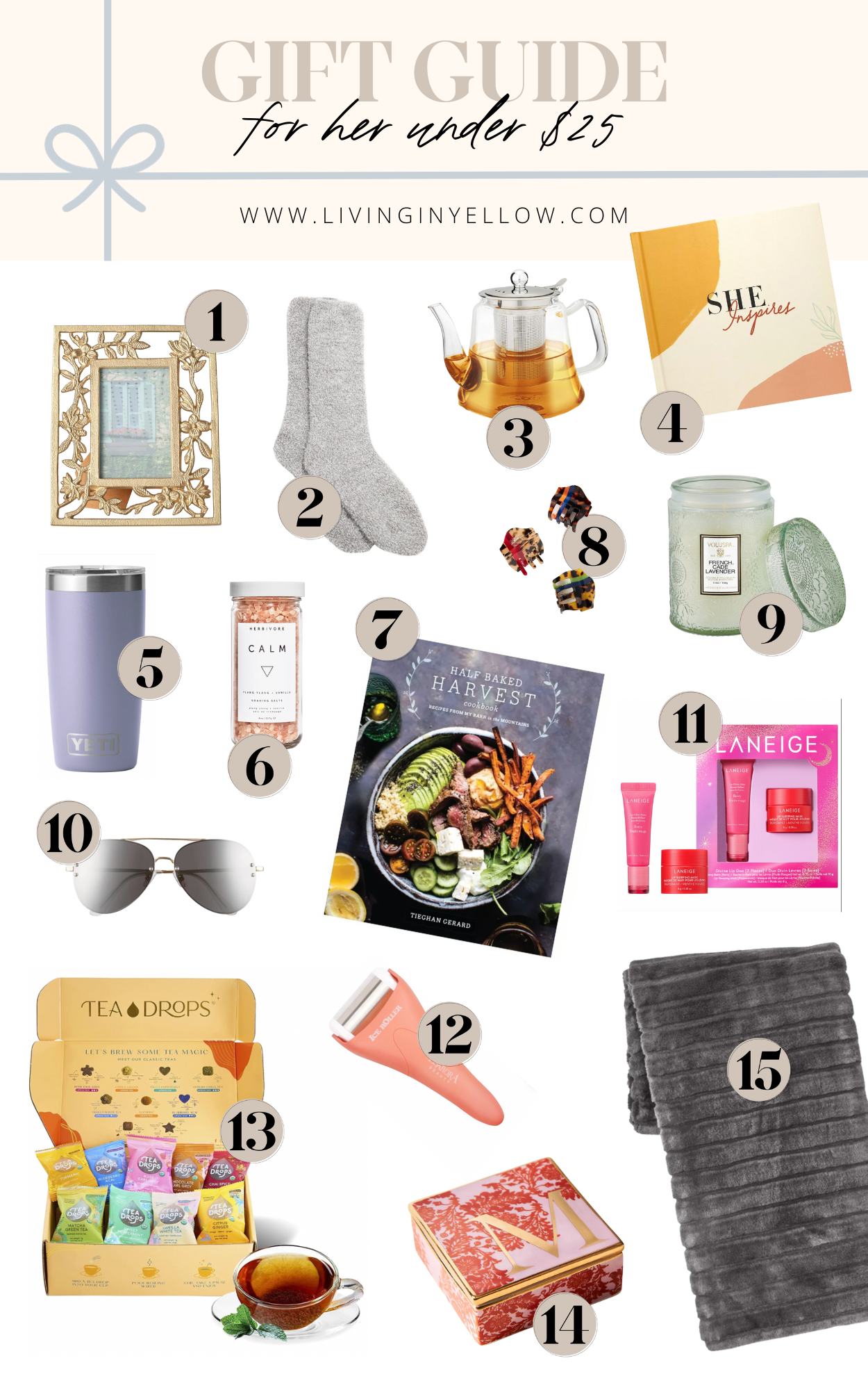 Holiday Gift Guide for Her - 25 Gifts under $50 - Lifestyle with Leah