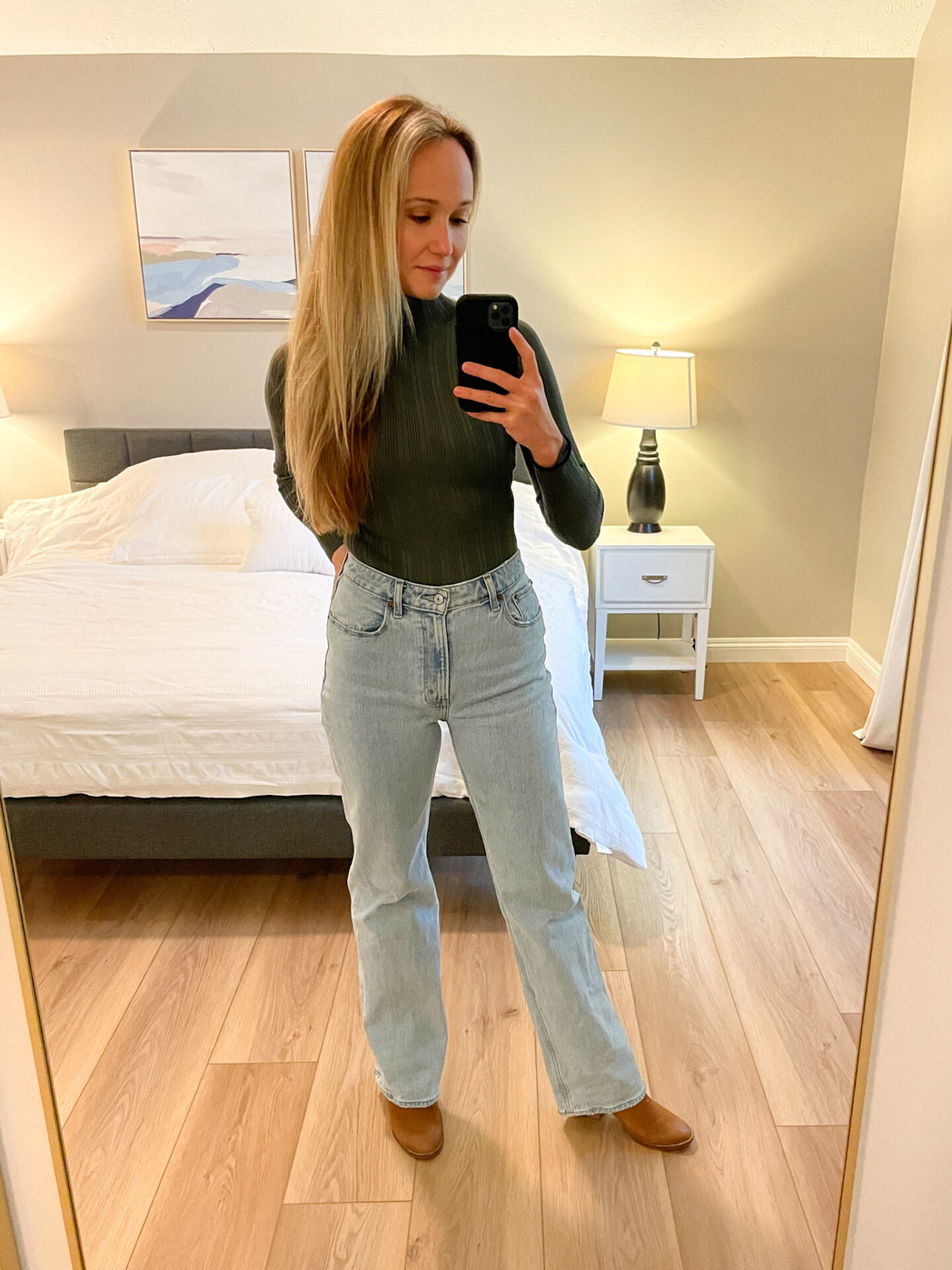 How to Style Wide Leg Jeans - Living in Yellow