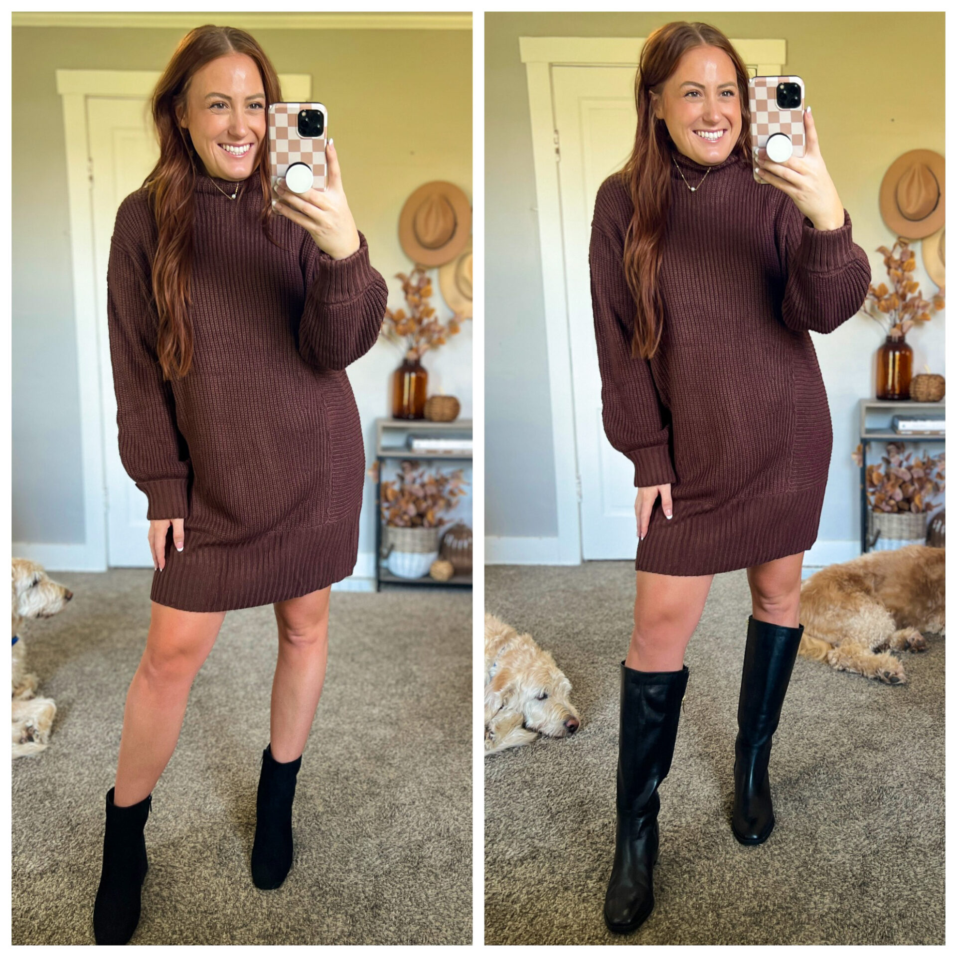 Claire Amazon Sweater Dress scaled