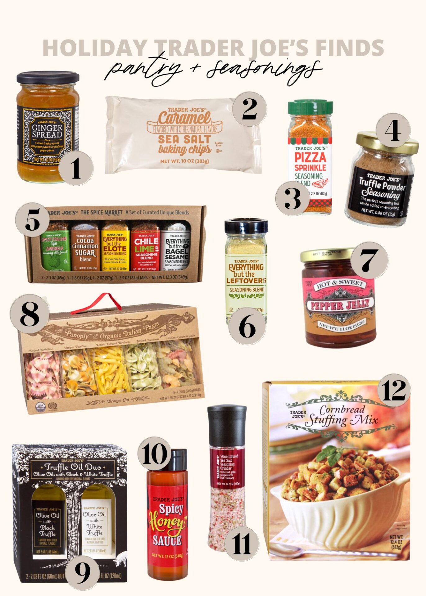 Favorites from Trader Joes scaled