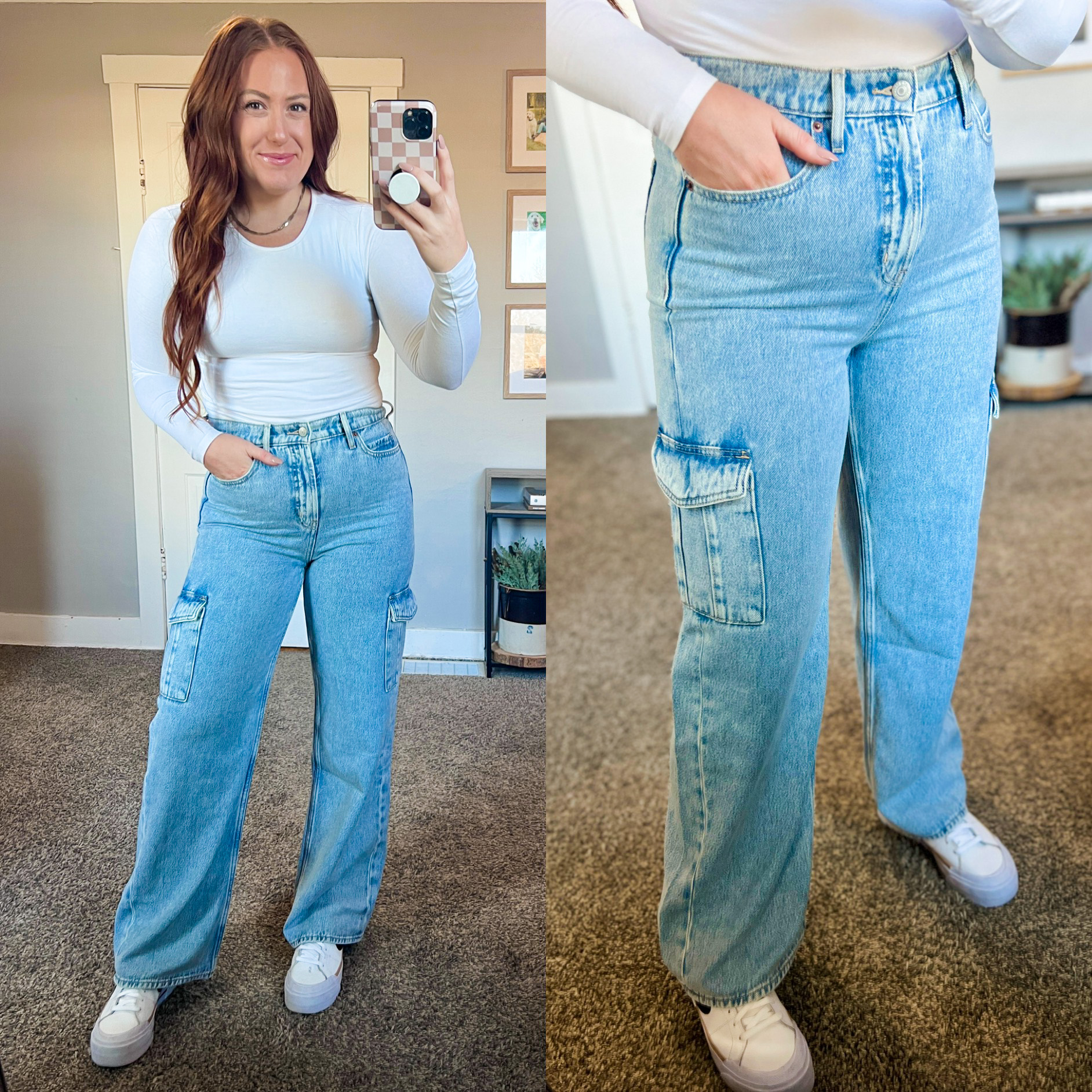 Claire Old navy cargo jeans